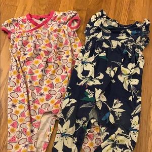 Set of two Tea rompers